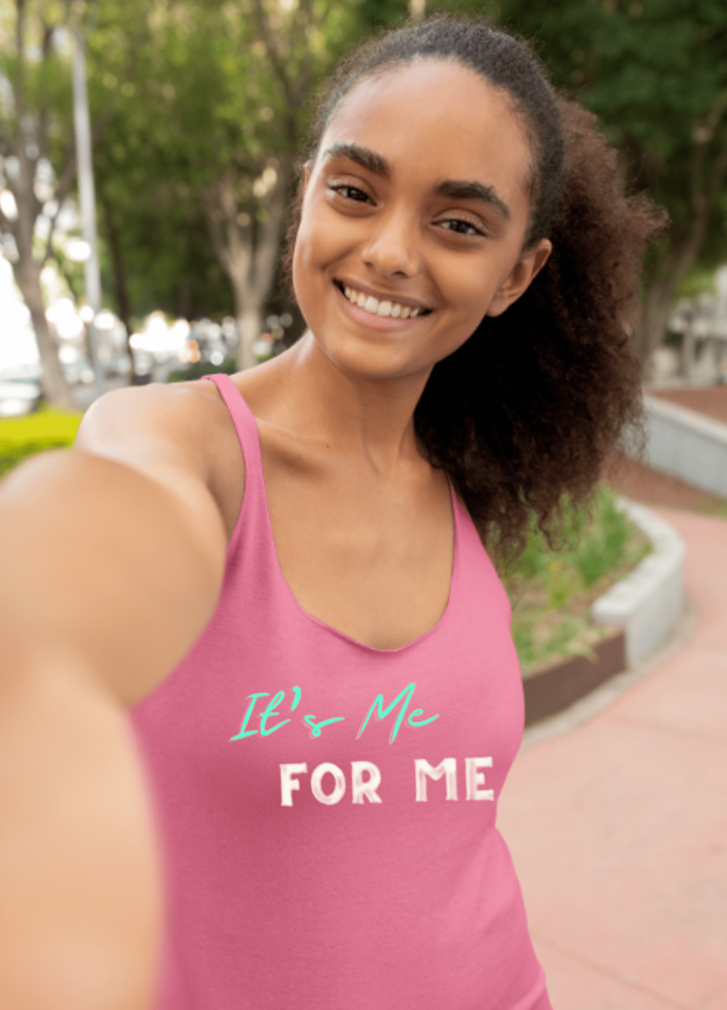 It's Me For Me | Racerback Tank - Tank Top - Totally Bri LLC