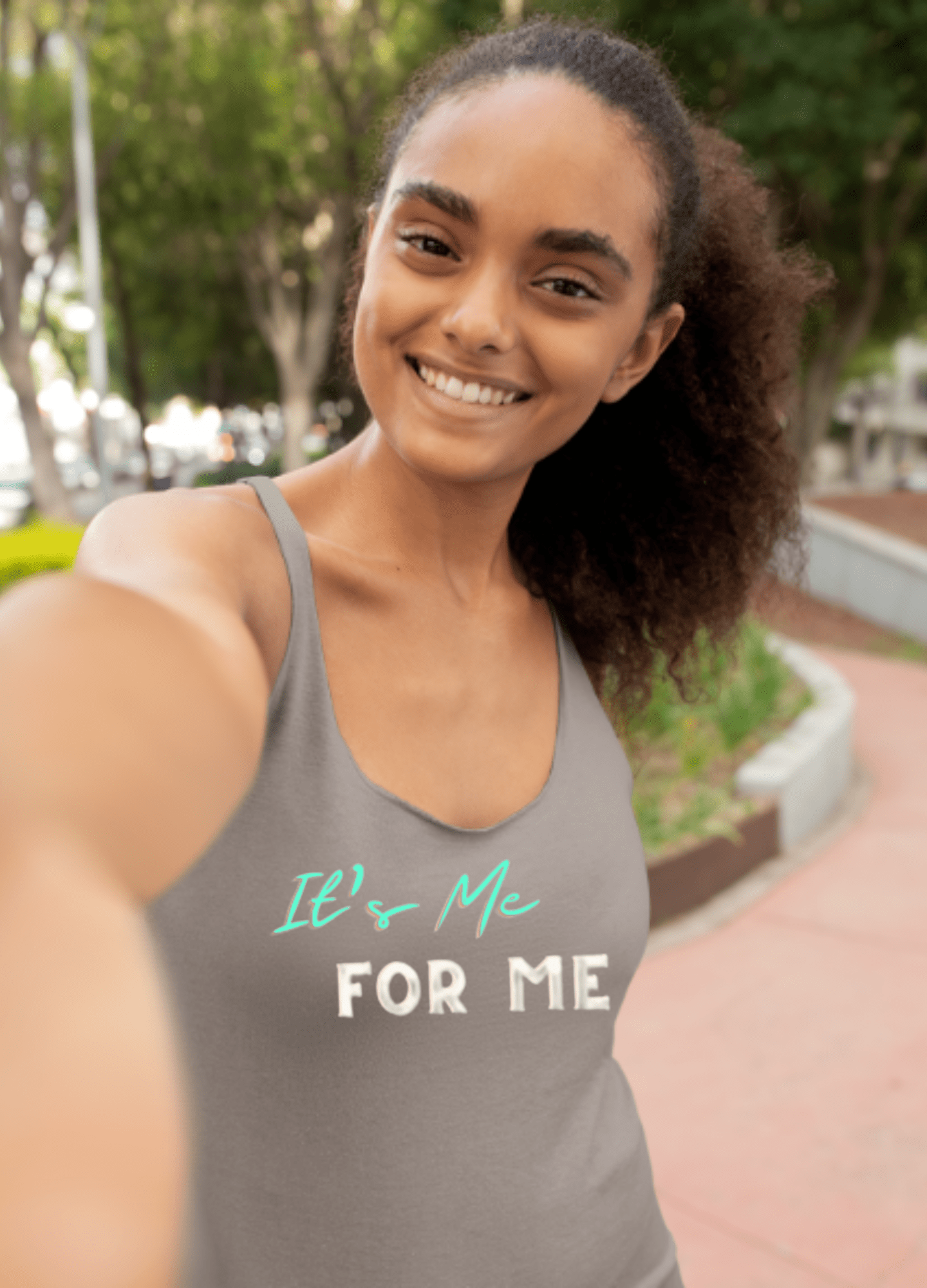It's Me For Me | Racerback Tank - Tank Top - Totally Bri LLC