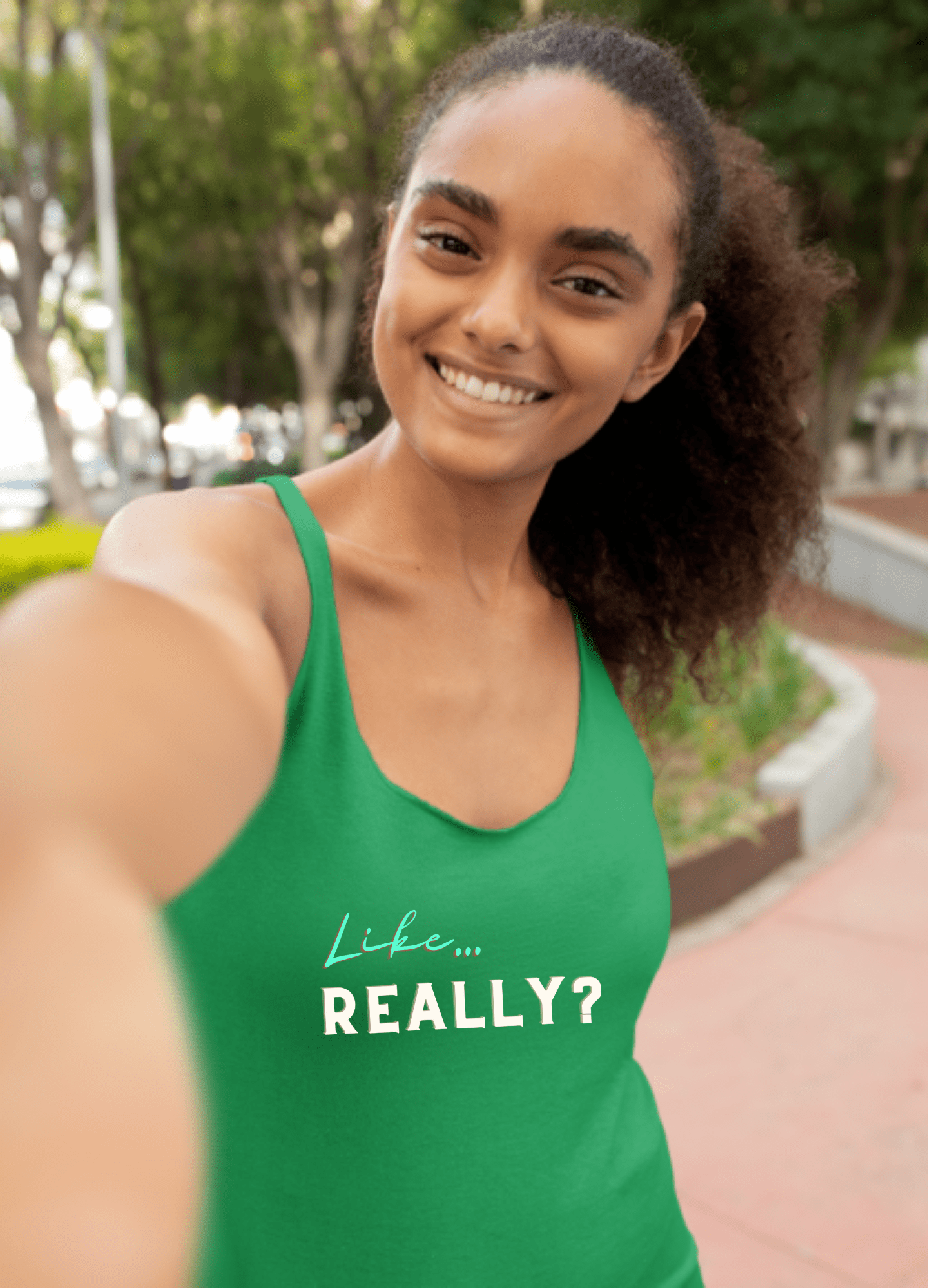 Like Really | Racerback Tank - Tank Top - Totally Bri LLC