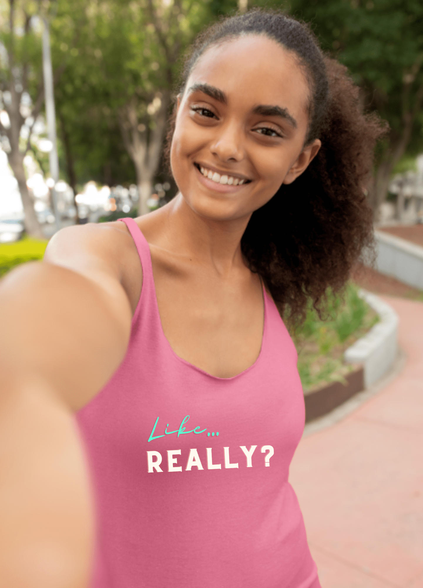 Like Really | Racerback Tank - Tank Top - Totally Bri LLC