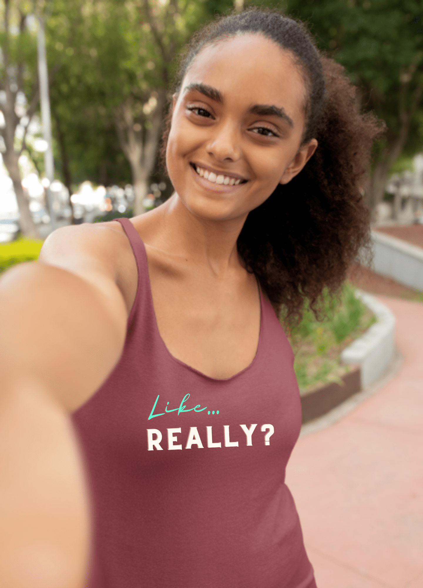 Like Really | Racerback Tank - Tank Top - Totally Bri LLC