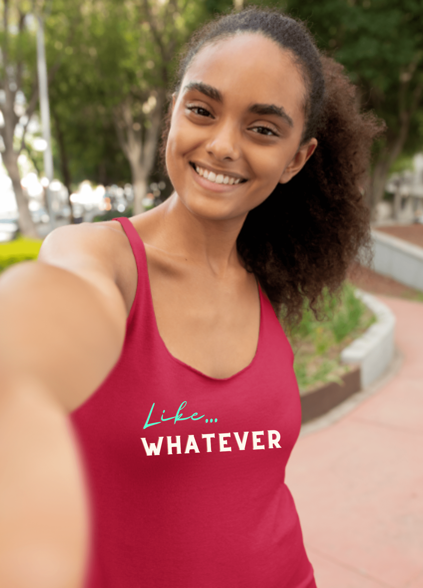 Like Whatever | Racerback Tank - Tank Top - Totally Bri LLC
