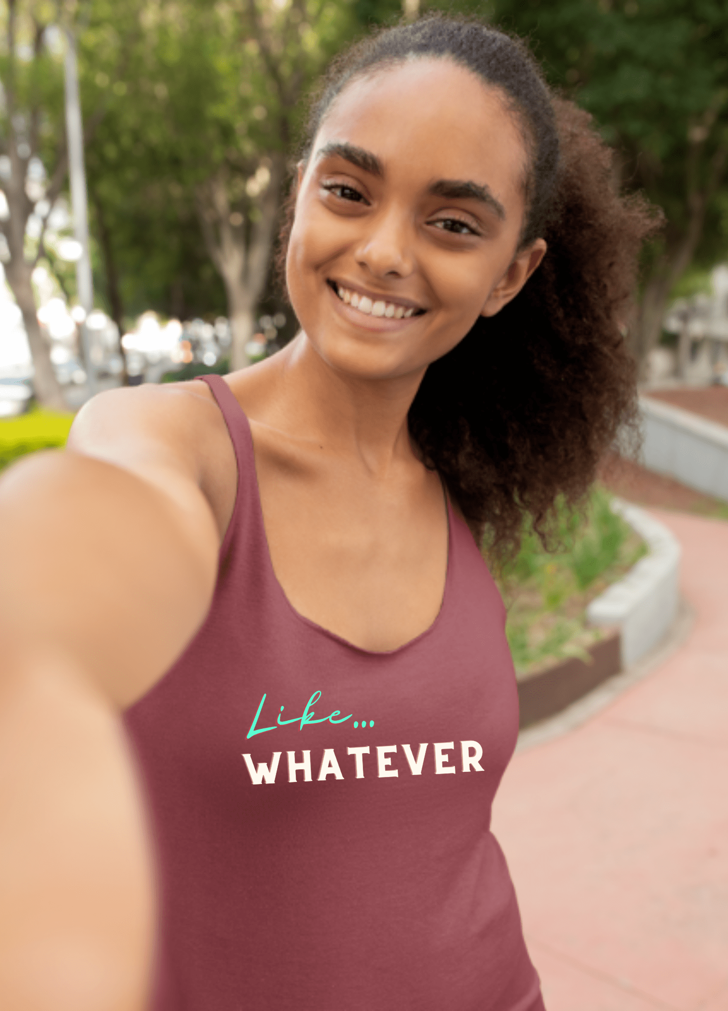 Like Whatever | Racerback Tank - Tank Top - Totally Bri LLC