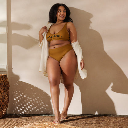 Melanin Babe High - Waist Bikini - Totally Bri LLC
