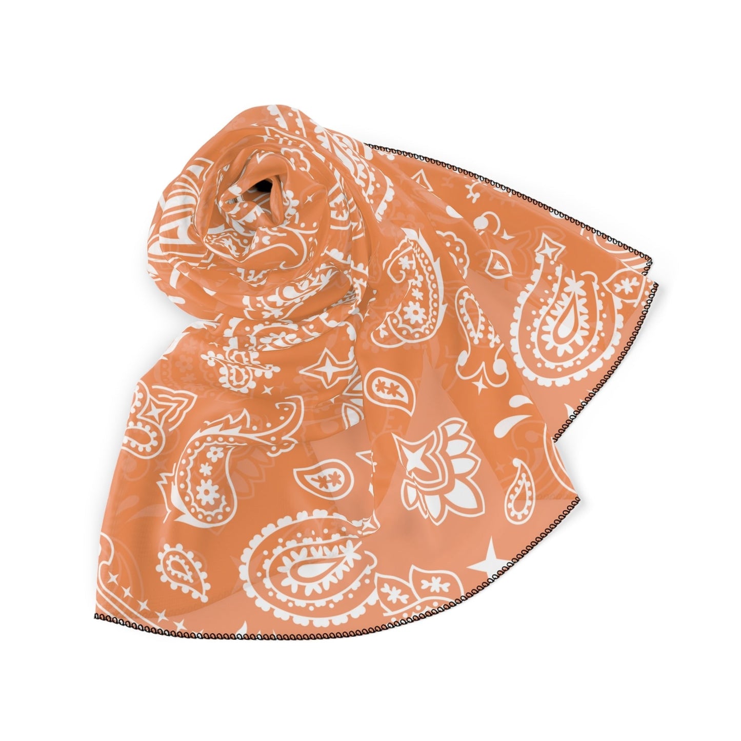 Orange Bandana - Scarf - Accessories - Totally Bri LLC