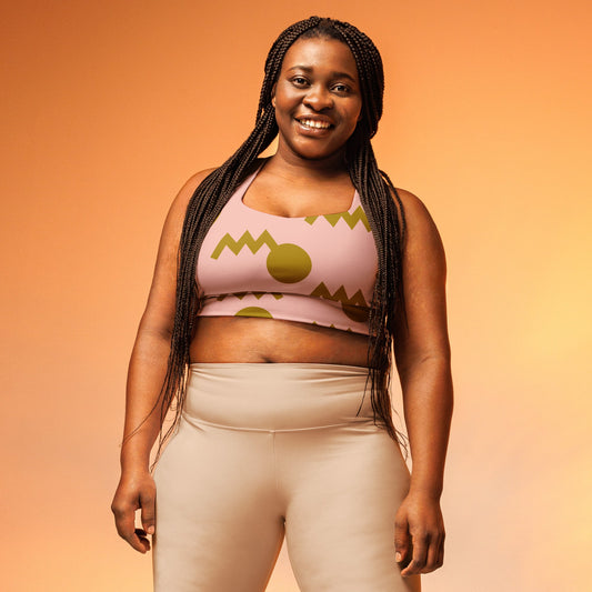 Pink Blossom | Sports Bra - Totally Bri LLC