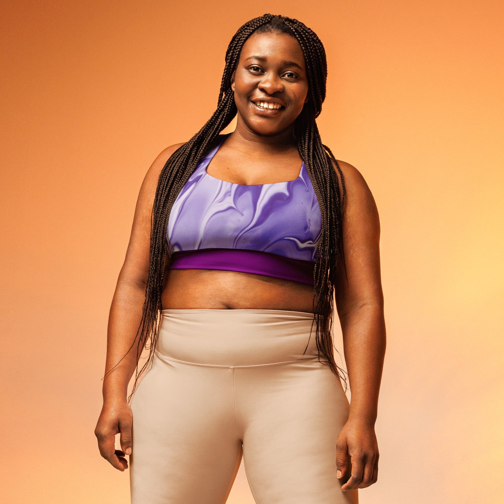 Purple Tie Dye | Sports Bra - Totally Bri LLC