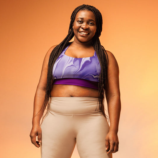 Purple Tie Dye | Sports Bra - Totally Bri LLC